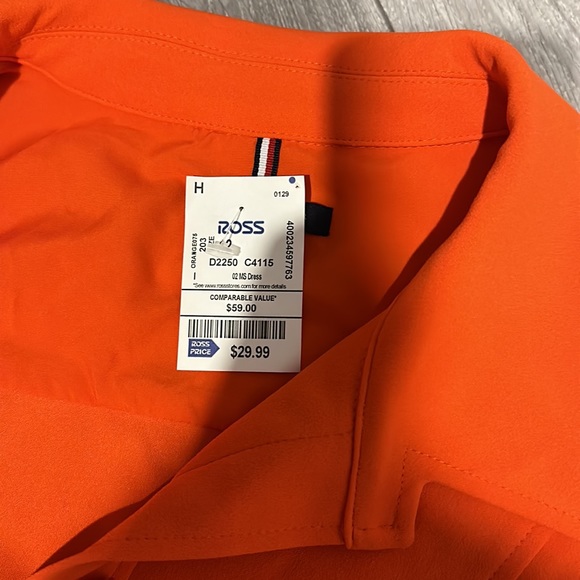 Orange Tommy Hilfiger Dress - Picture 4 of 5